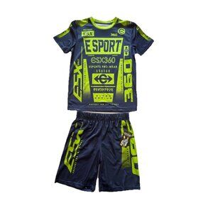 ESX 360 Boys Esports 2Pc Athletic Shirt Shorts Set 10/12 NWT